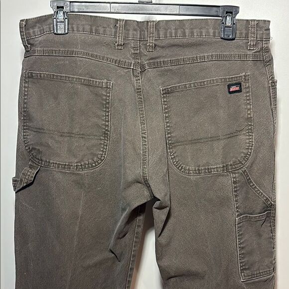 Dickies Men's Relaxed Fit Jeans - Brown - Picture 7 of 11
